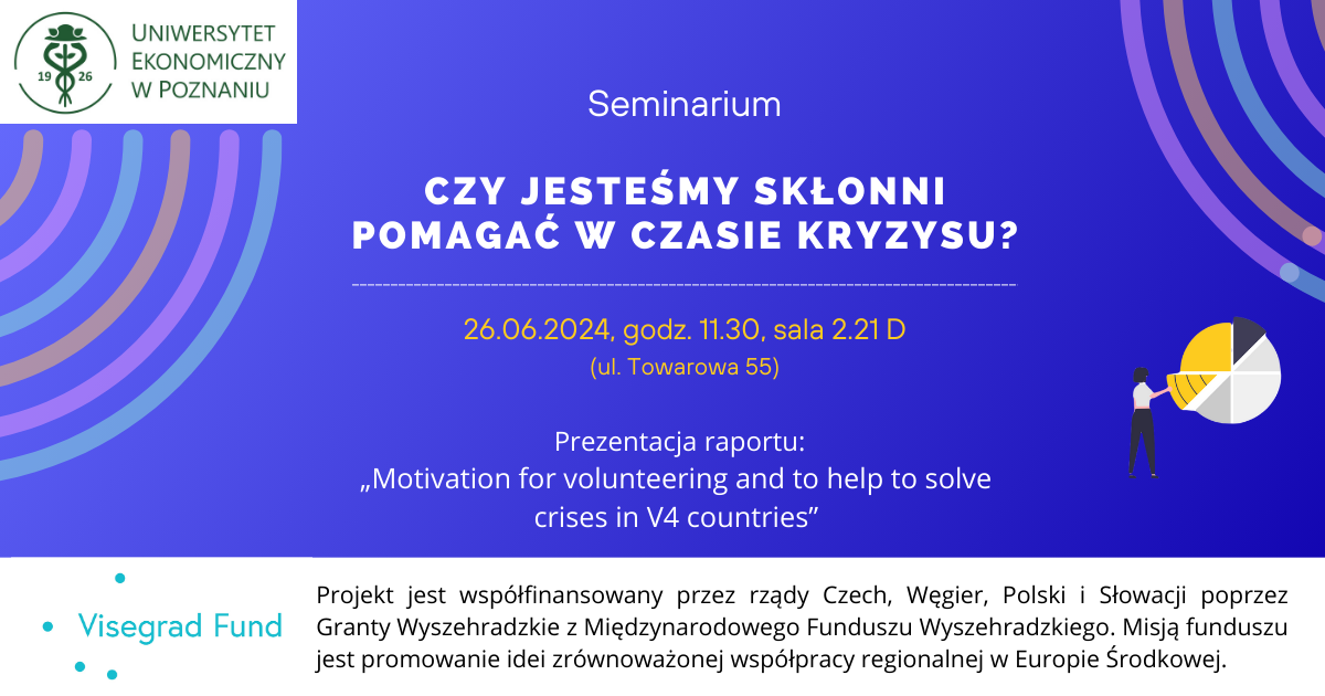 Seminarium - Czy jesteśmy skłonni pomagać w czasie kryzysu?